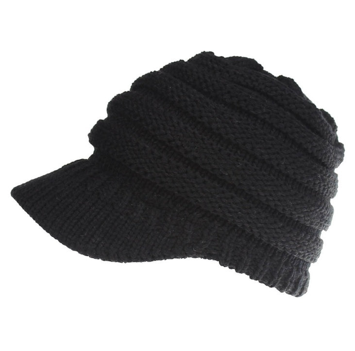 Women's Soft Knit Ponytail Beanie