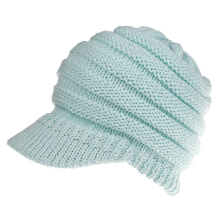 Women's Soft Knit Ponytail Beanie